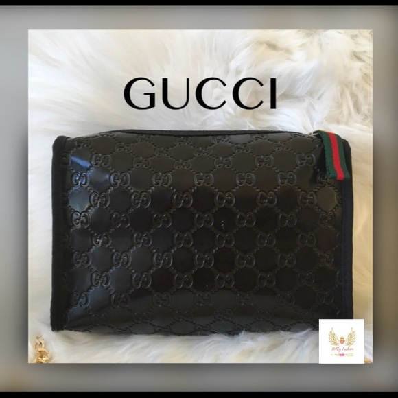 gucci parfums cosmetic pouch bag